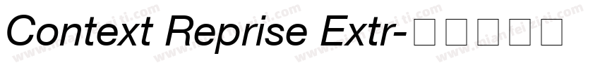 Context Reprise Extr字体转换